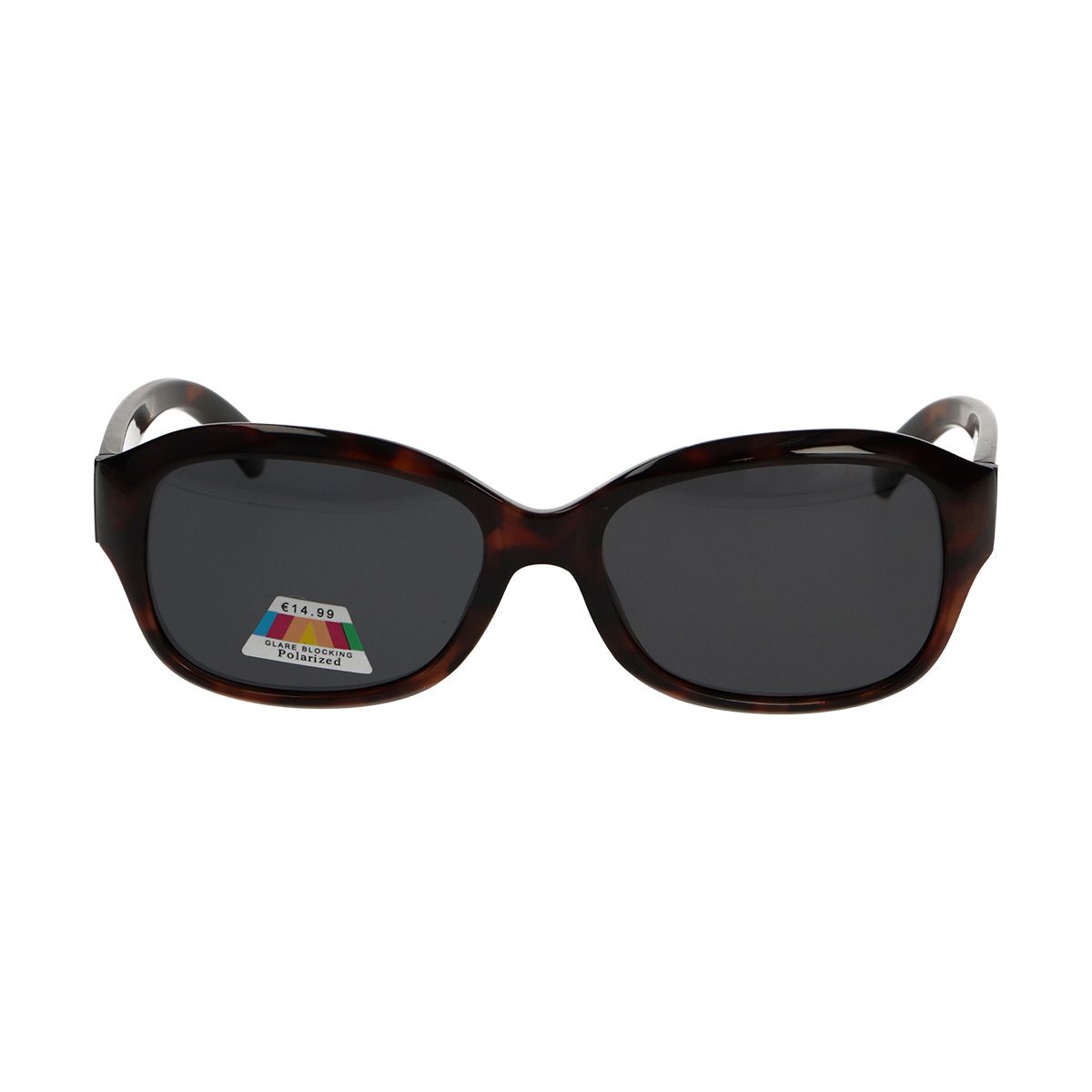 Spektrum Spektrum Polariazed Sonnenbrille Ovale Schildkröte graue Damen