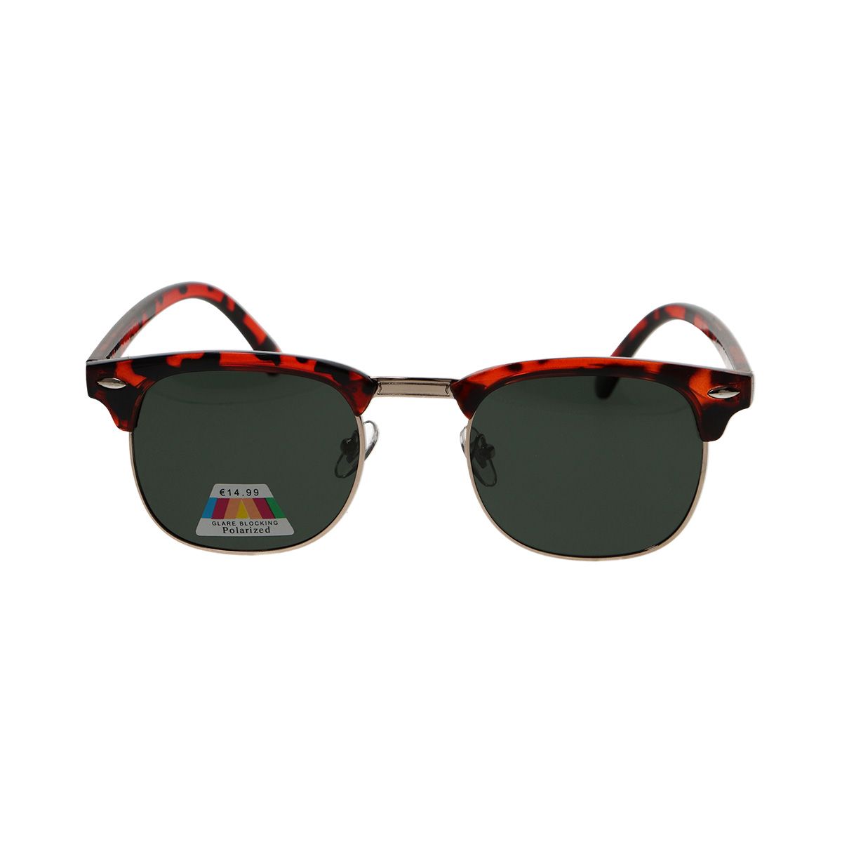 Spectrum Spectrum Polariazed Sonnenbrillen Club Square Havanna Gold Green Unisex