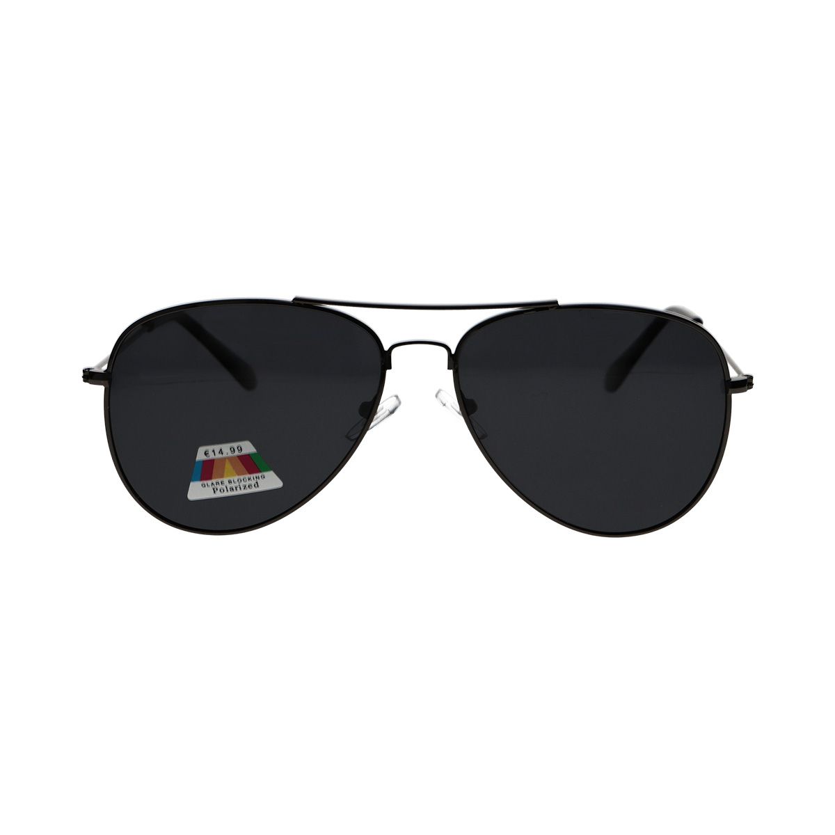 Spectrum Spectrum Polariazed Sonnenbrille Pilot schwarze graue Männer
