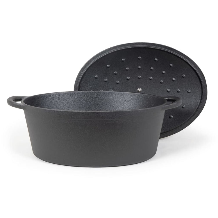 Livoo Livoo Fritting Pan Oval 7 L 34 cm Schwarz