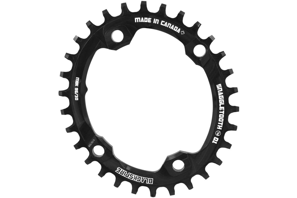 Schwarzgepresst - - Ketten -Top Snoggletooth Oval XT M8000 96 30