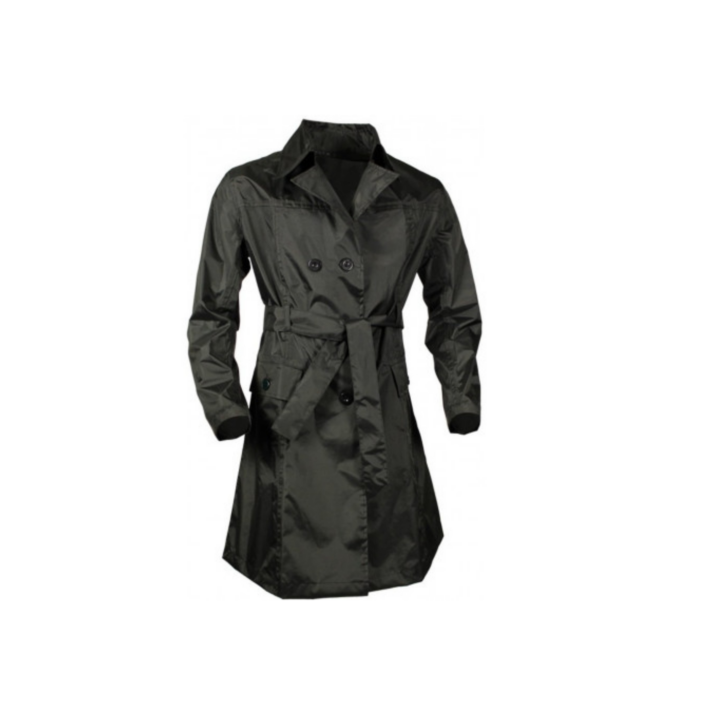 Dr Raincoat Ladies, Größe L. Schwarz, mit abnehmbarer Kapuze, 2 Taschen, + Transporttasche