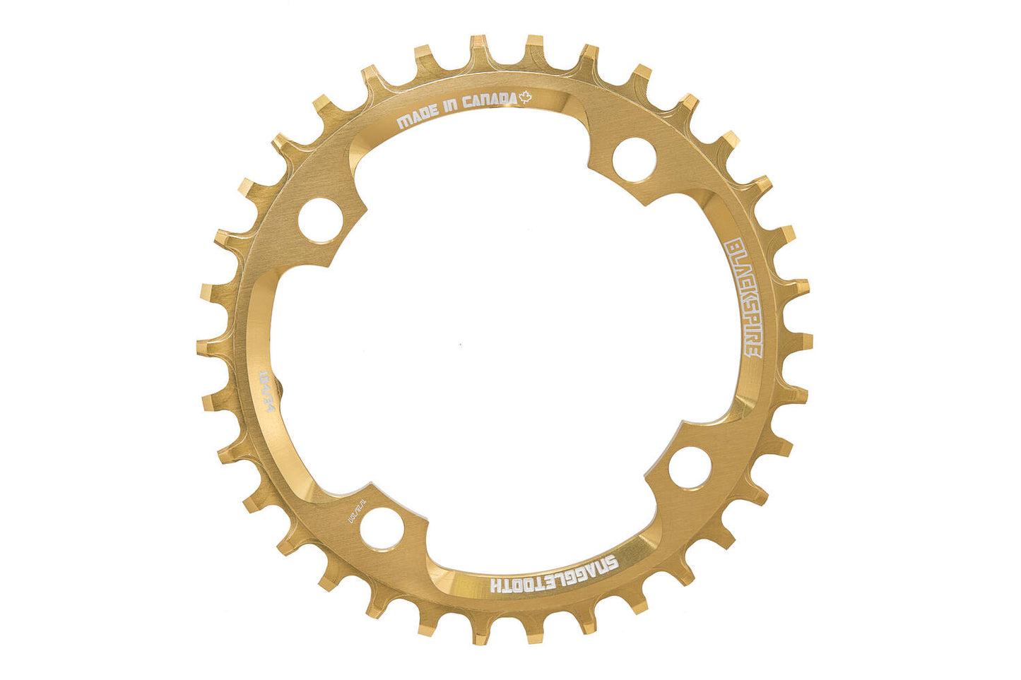 Schwarzgepressig - Ketten -Top Snoggletooth 104 34 Gold