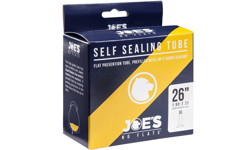 Joe's No Flats Innenrohr selbstversiegelte Rohrgelbgel FV 26x1.90-2.35