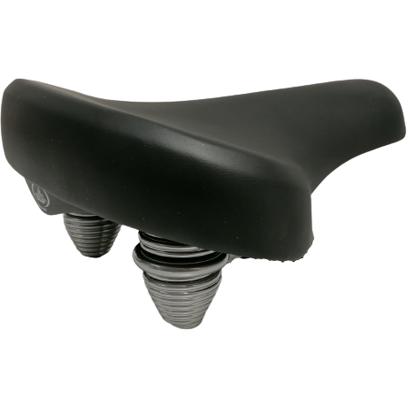 Selle MonteGrappa 1800 Selva Junior Cruiser Sattel Schwarz