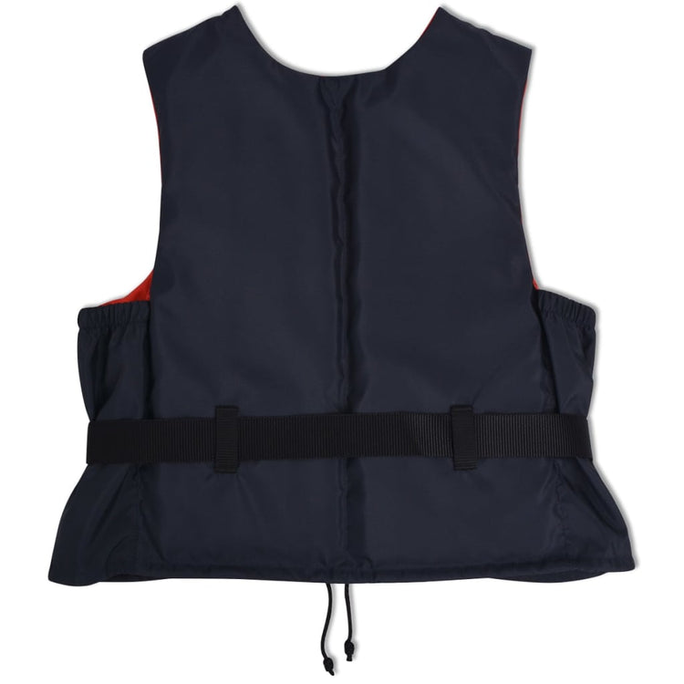 Vidaxl Schwimmjacken 50 N 90+ kg Marine Blue 4 STs