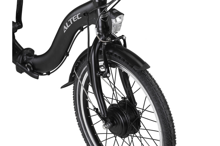 Altec Comfort E-Bike Folding Bike 20 Zoll 7-SPD. 518WH MAT Black M129 40 nm