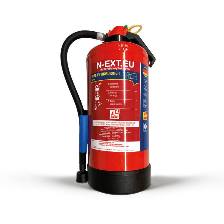 Feuerlöscher für Lithium (-ion) Batterien 9l