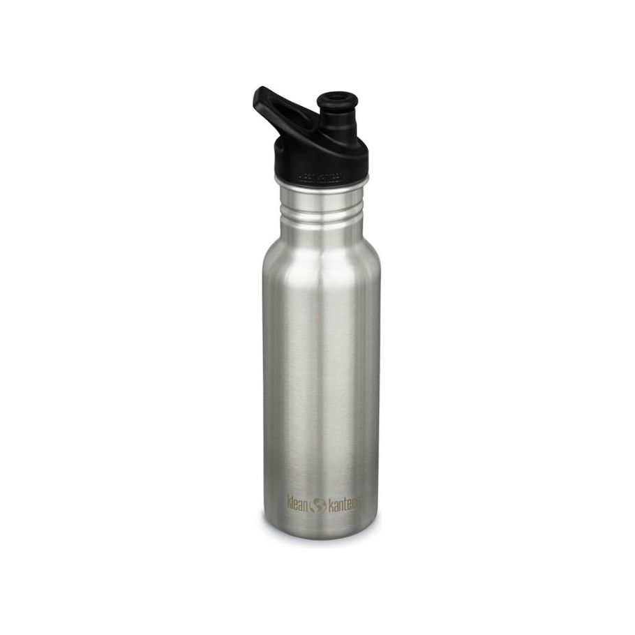 Klean Kanteen Trinkflasche Sportdop 800 ml (27oz) gebürstet