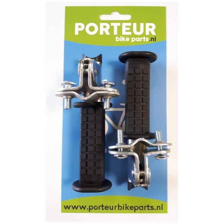 Fußstützen Porteur auf Hinterradgabel