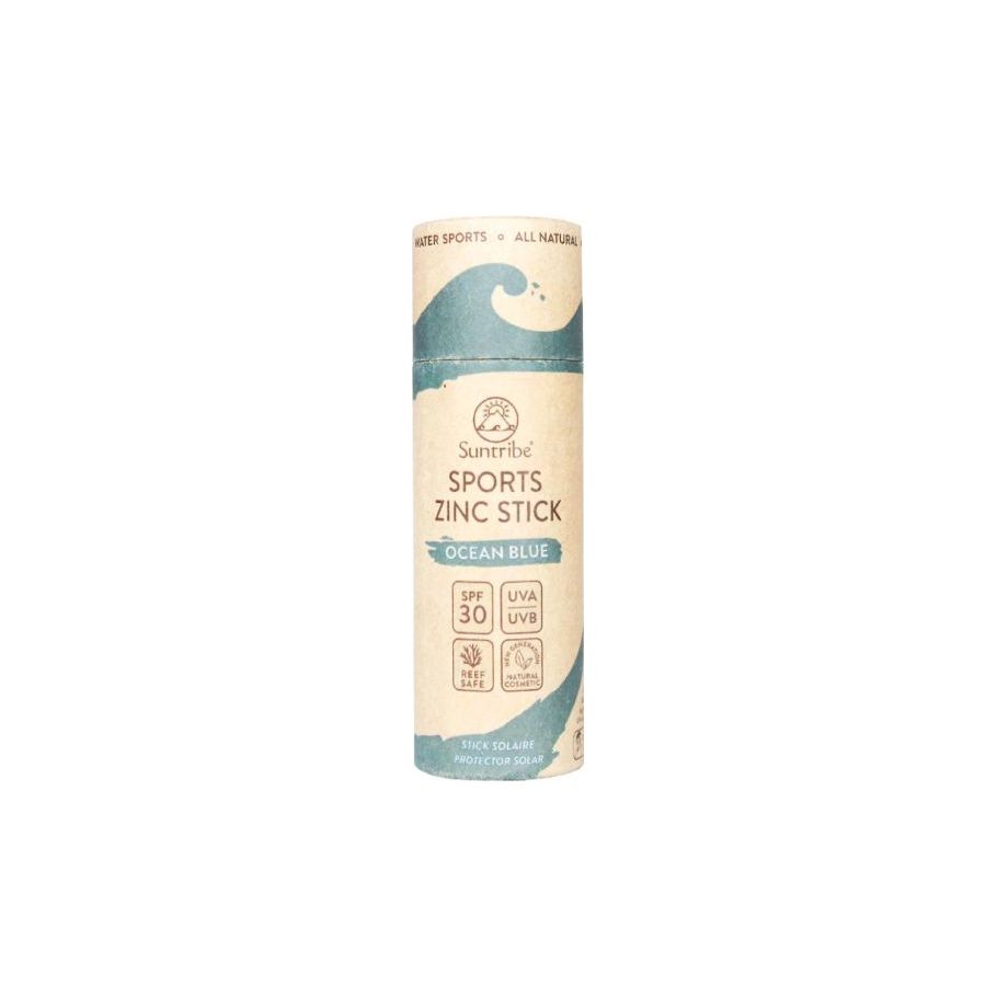 Suntribe Sonnencreme Stick Zink Sport SPF 30 Ozeanblau