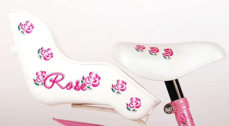 Volare Rose Children's Bicycle - Mädchen - 14 Zoll - Pink Weiß - 95% versammelte sich