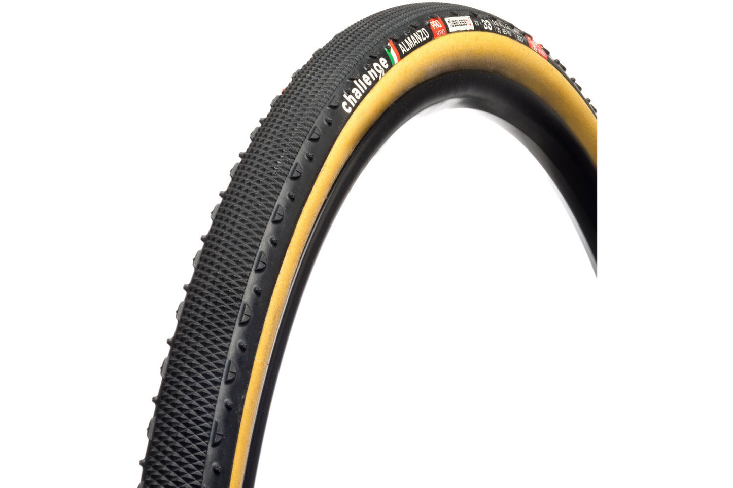 Herausforderung Almanzo Pro Tubeless tubelisches Tubular 700x36c Black Braun