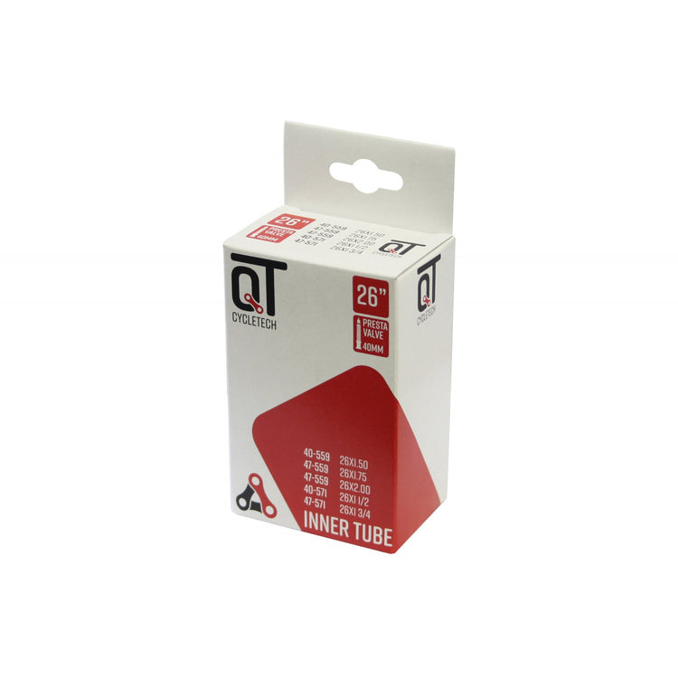 Qtcychectech qt Innenrohr Sv13 26 Zoll 47 62-559 26x1.75 SV 40 mm