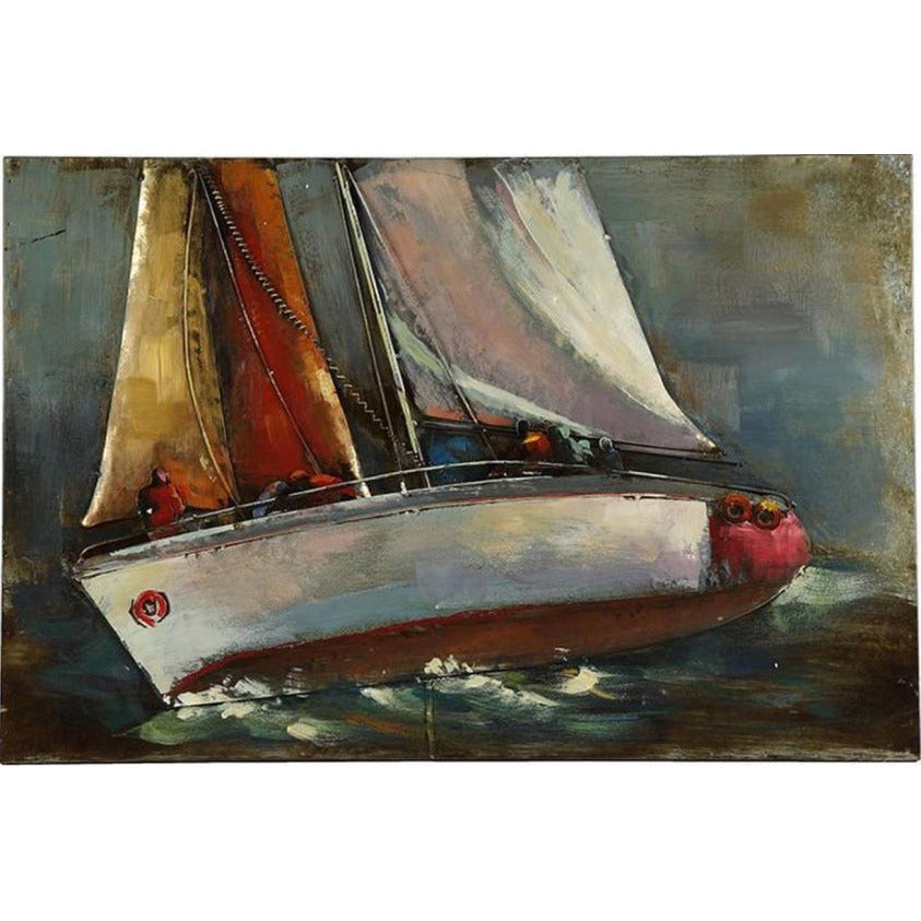 Hi-Point-Kofferraummalerei 90 x 60 cm Stahlbraun Orange