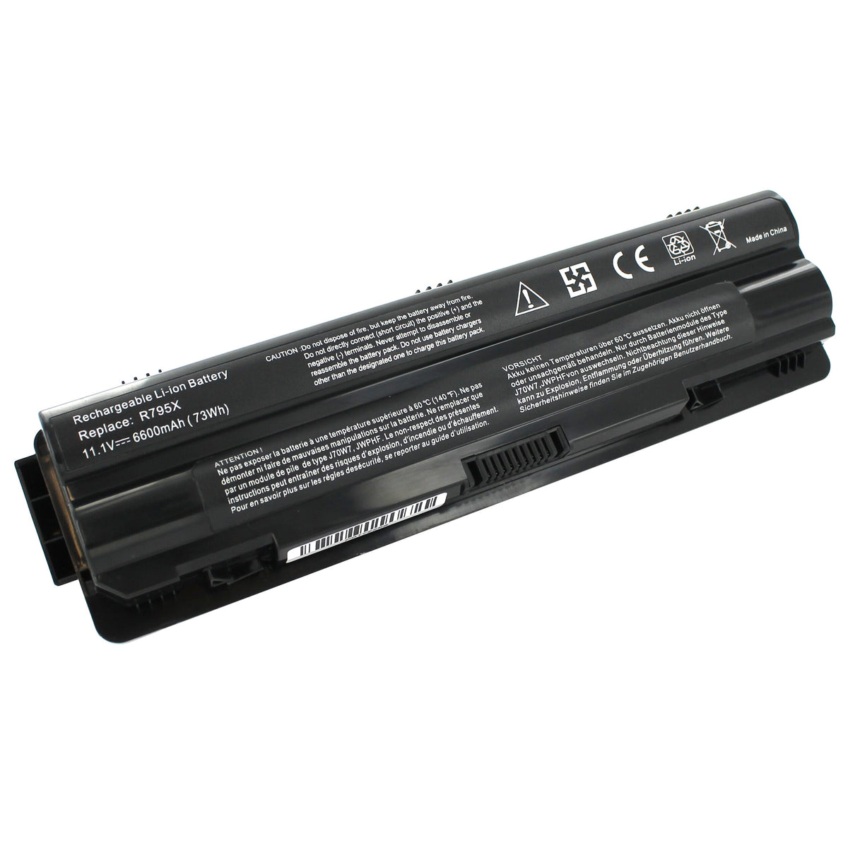 Blu-basic Laptop-Batterie um 10,8 V 6600mah verlängert