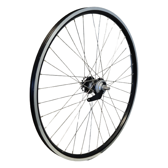 KGS Hinterrad 28 Zoll (622) Alu Rim Black-Silver Sturmey Archer Remnafe