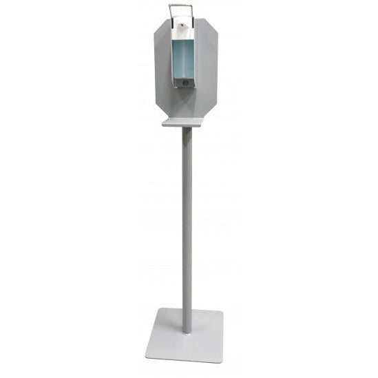 Desinfektionssäule Komplett 500 ml Stahlsilber