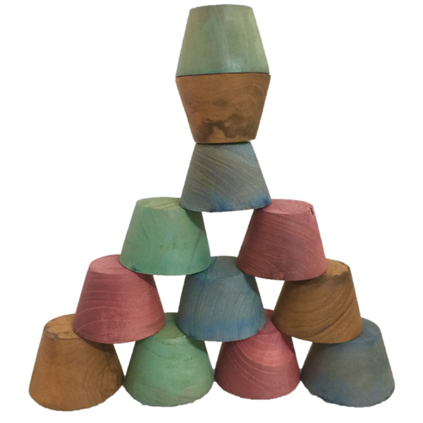 Papoose -Spielzeug Erdenschalen 12pc