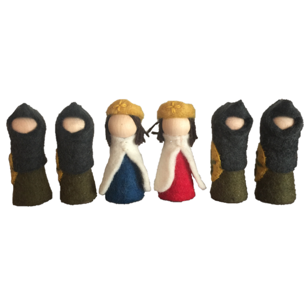 Papoose Toys King-Queen-4 Ritter