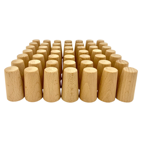 Papoose toys mini natürliche Zapfen 49pc