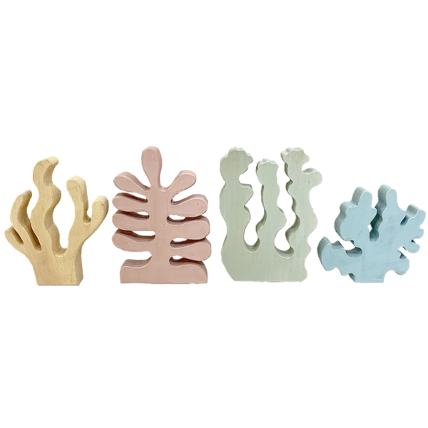 Papoose -Spielzeug Pastellholzgräser 4PC