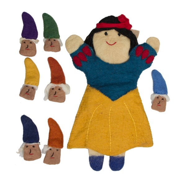 Papoose -Spielzeug Schneewittchen, 7 Zwerge