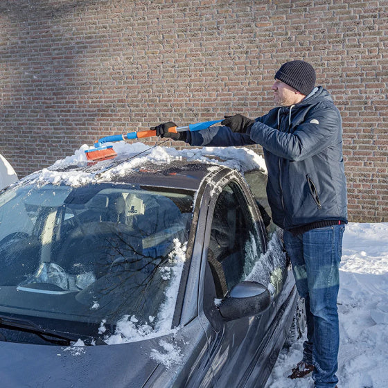 Prophlus Schneebürste und Eisschaber mit teleskopischer Stiel