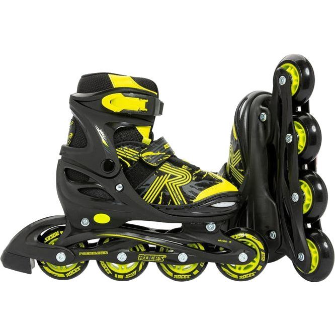 Inlineskates Jokey 3.0 Softboot 82A schwarz gelb Größe 26-29