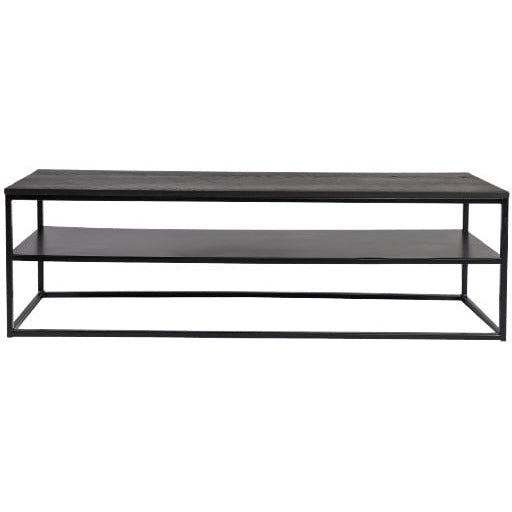 Sinn 'Living Jackson Sideboard 160 x 40 cm Holz Edelstahl schwarz schwarz