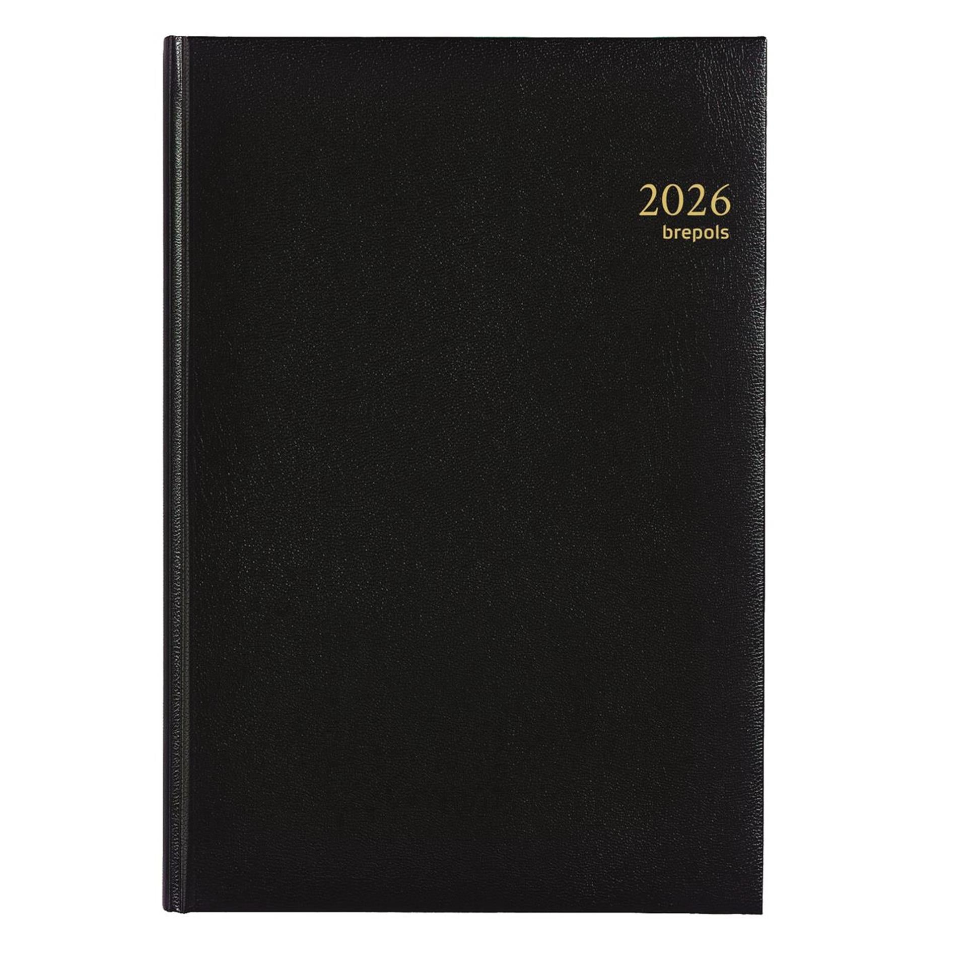 Brepols Agenda Omega Woche 2026 Lima schwarz