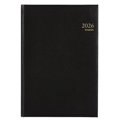 Brepols Agenda Omega Woche 2026 Lima schwarz