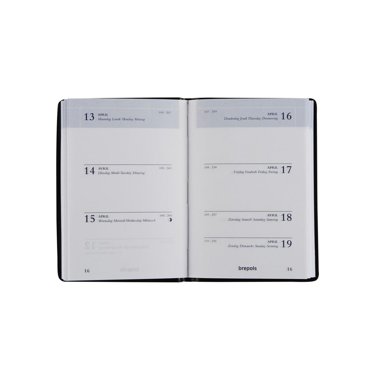 Brepols Taschenkalender Armada 2026 10x7cm