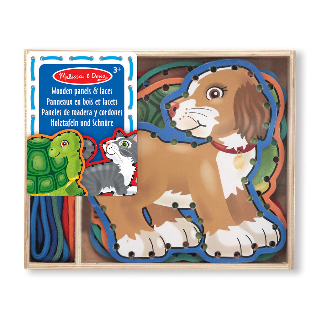 Melissa Doug Melissa Doug Stickerei auf Holztieren