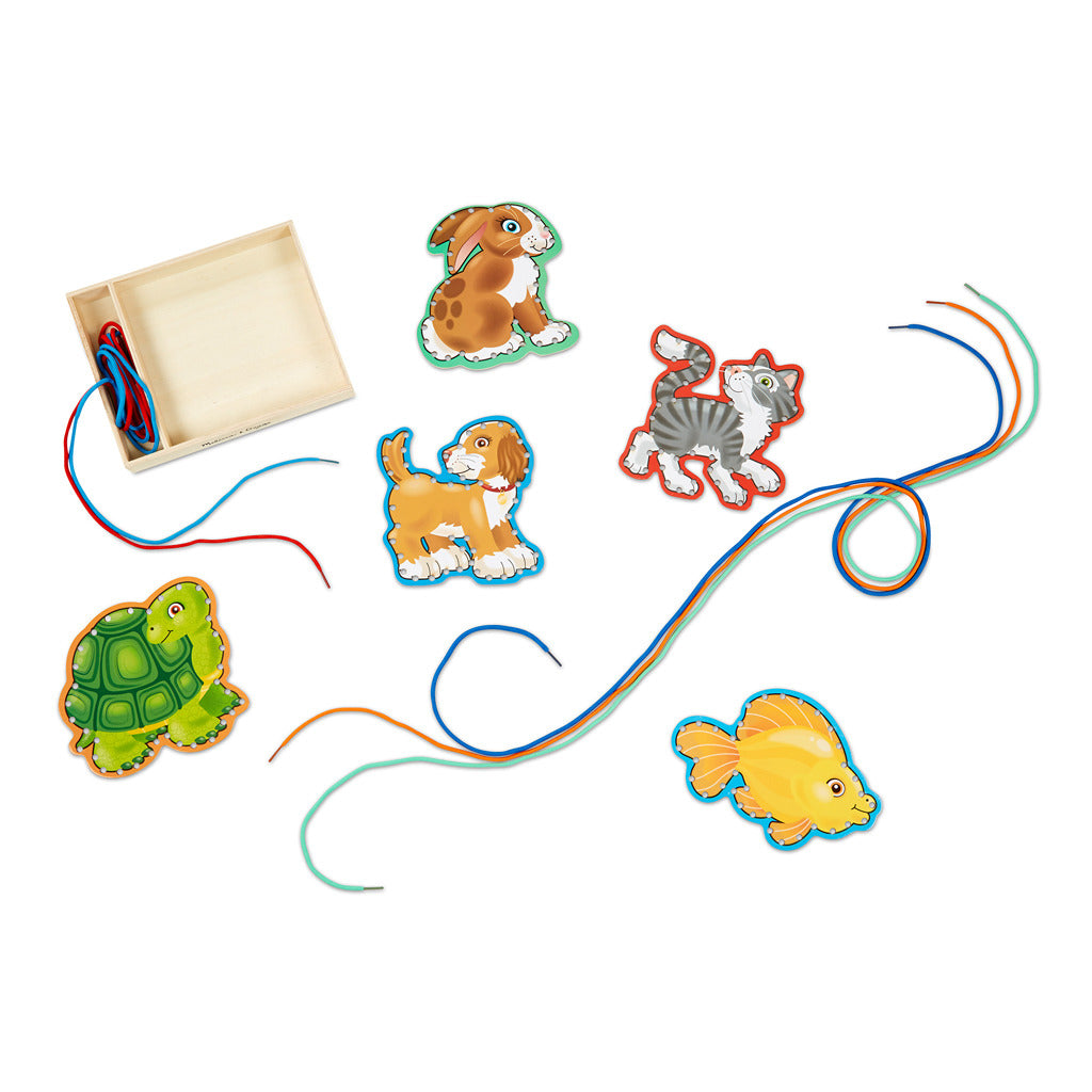 Melissa Doug Melissa Doug Stickerei auf Holztieren