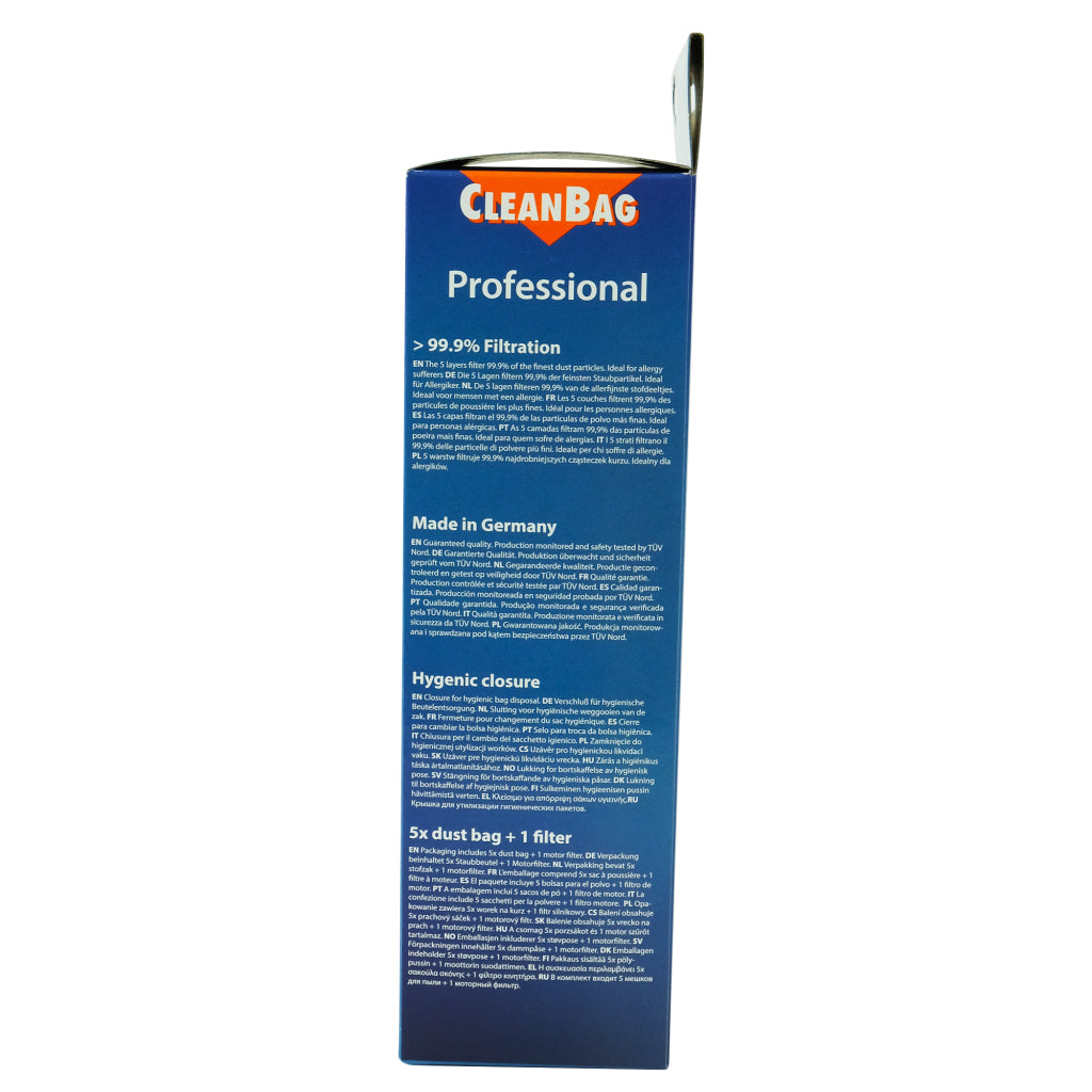 ScanPart ScanPart Clean -Taschen -Staubbeutel M 157 Mie Pro Miele 5 Teile