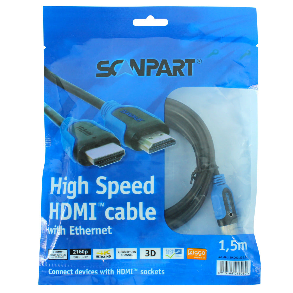 ScanPart ScanPart HDMI Cable Blue 1,5m
