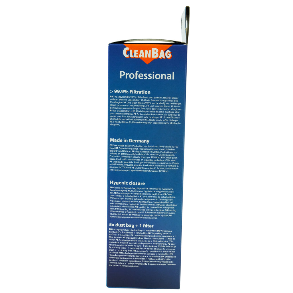 ScanPart ScanPart Clean -Bag -Staubbeutel M 158 Mie Pro Miele 5 Teile