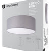 RANEX RANEX RA-1000465 MIA LED-Deckenlampe 30 cm Grau