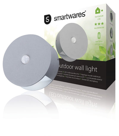 RANEX RANEX RA-1004236 LED-Wandlampe für außen mit Sensor 0,5 W 60 lm Grau