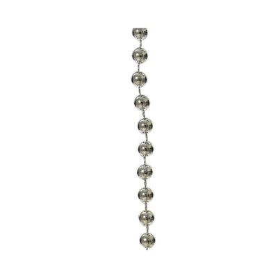 Decoris Perlengirlande glänzend silber 10 Meter