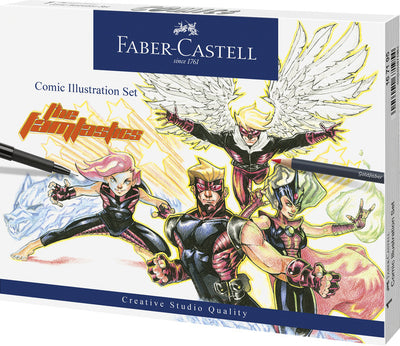 Faber Castell Faber Castell FC-167195 Zeichen Marker Faber-Castell Pitt Künstler Pen Comic Illustration Set