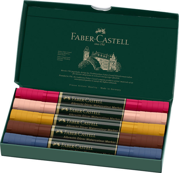 Faber Castell Faber Castell FC-160307 WK25Aquarel Marker FC Albrechtdürer 5 Stück Porträt