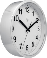 Nächste Zeit NXX-7307ZI-V2 Wanduhr NXT Diam. 25,5 cm Plastik Silber, weißes Zifferblatt, #039; Ruhige Uhr - afbeelding 3