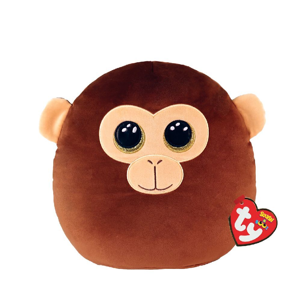 Ty Beanie Ty Squish einen Boo Dunston Brown Monkey, 20 cm