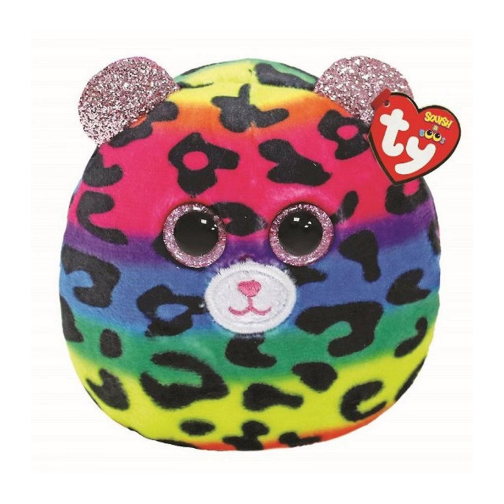 Ty Ty Squish ein Boo -Kuschelkissen Leopard Dotty 8 cm