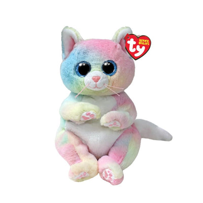 Ty Ty Beanie Bäuche umarmen Katze Regenbogen 15 cm