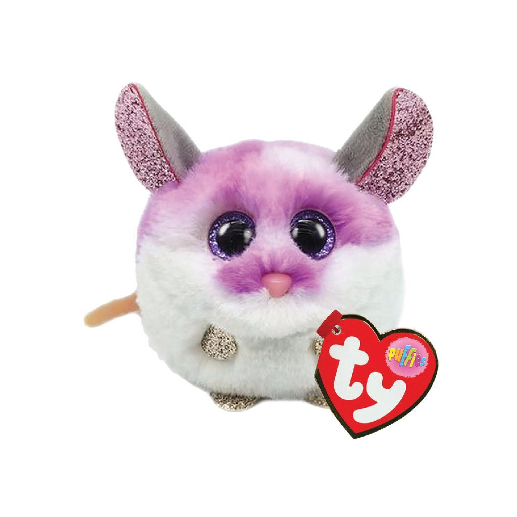 Ty Ty Puffies Maus kuschelige Kuschelfarbe 8 cm