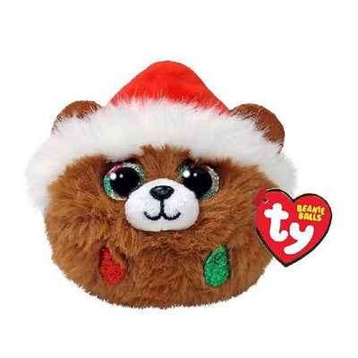 Ty Beanie Ty Teeny Puffies Weihnachtsbär Pudding, 10 cm