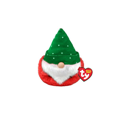Ty Beanie Ty Teeny Puffies Weihnachten Gnome Turvey, 10 cm